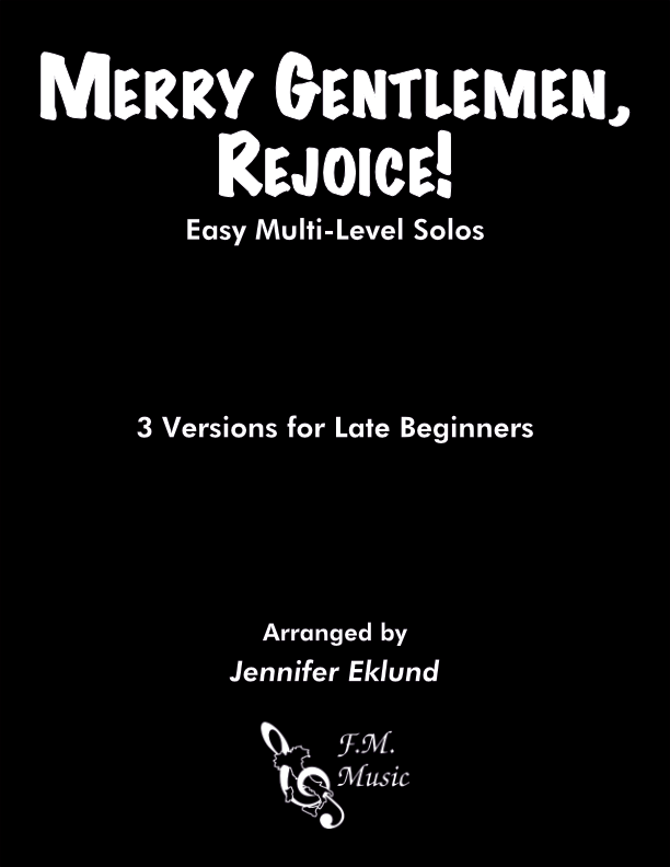 Merry Gentlemen, Rejoice! (Easy Multi-Level Solos)